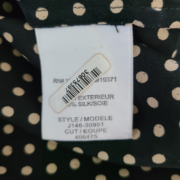 Joie Polka Dot Silk Modele Women's Dress Size Small‎ Classic Preppy Timeless - Picture 13 of 14